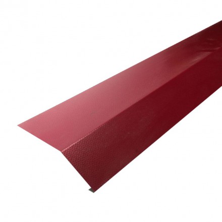 Планка карнизная Шинглас, красная, 2000х100х50х10 мм